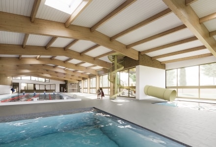 Rénovation énergetique et extension de la piscine